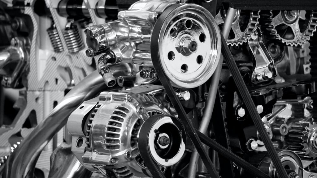 greyscale photography of car engine, Conheça boas praticas para  a manutenção do motor do seu carro.